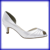 Abby Low Heel Bridal Shoes