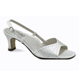 Adelle White Sain Bridal Shoes