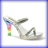 Beyonce Clear High Heel Evening Shoes
