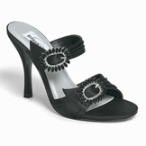 Brilliant Black High Heel Evening Shoes