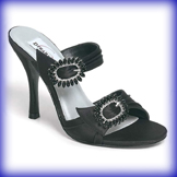 Brilliant Black High Heel Evening Shoes