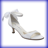 Carmen Low Heel Bridal Shoes