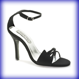 Cassandra Black High Heel Evening Shoes