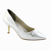 Chandra Mid Heel Wedding Shoes