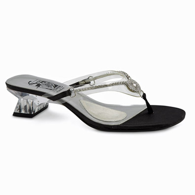 Cleopatra Dyeable White Satin Bridal Flip Flops