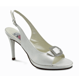 Coco Ivory Sky High Heel Evening Shoes