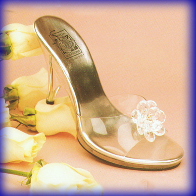 Destiny Clear Sky High Heel Evening Shoes