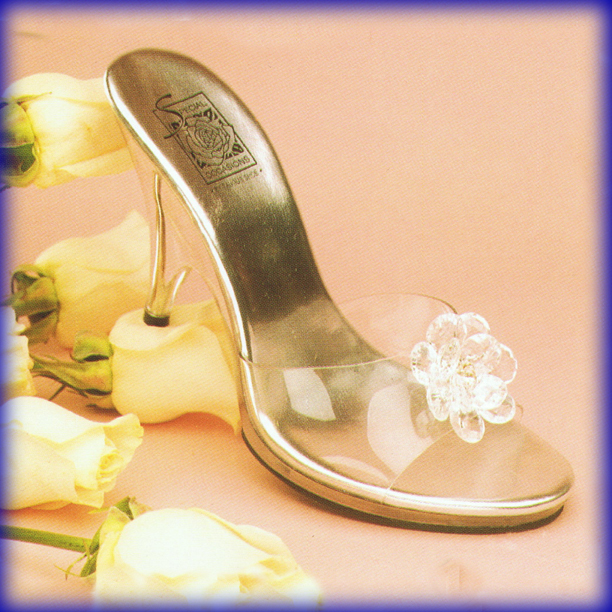 Destiny Clear Sky High Heel Evening Shoes