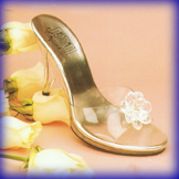 Destiny Clear Sky High Heel Evening Shoes