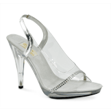 Diva Clear High Heel Evening Shoes