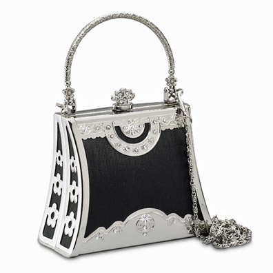 Drama Black Evening Bag