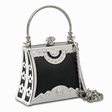 Drama Black Evening Handbag