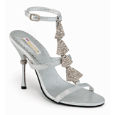 Emory Silver Evening Shoes