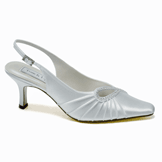 Fancy Mid Heel Bridal Shoes