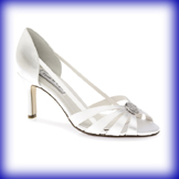 Gemini Mid Heel Bridal Shoes