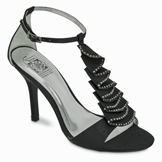 Holly Black Sky High Heel Evening Shoes