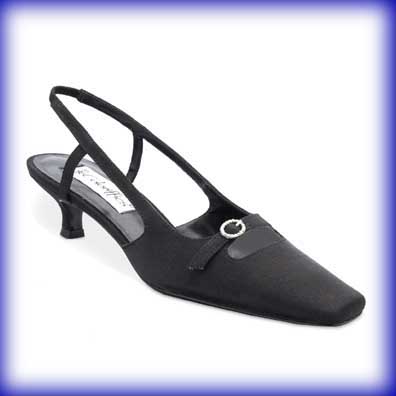 Jackie Black Low Heel Evening Shoes