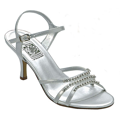 Jessy Silver High Heel Evening Shoes