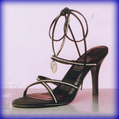 Juliet Black High Heel Evening Shoes