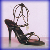 Juliet Black Sky High Heel Evening Shoes