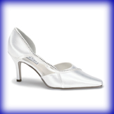 Kendra Mid Heel Bridal Shoes