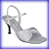 Knotty Mid Heel Evening Shoes