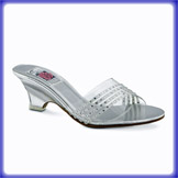Kryssie Clear Mid Heel Evening Shoes