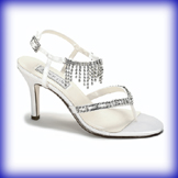 Lacey Mid Heel Bridal Shoes