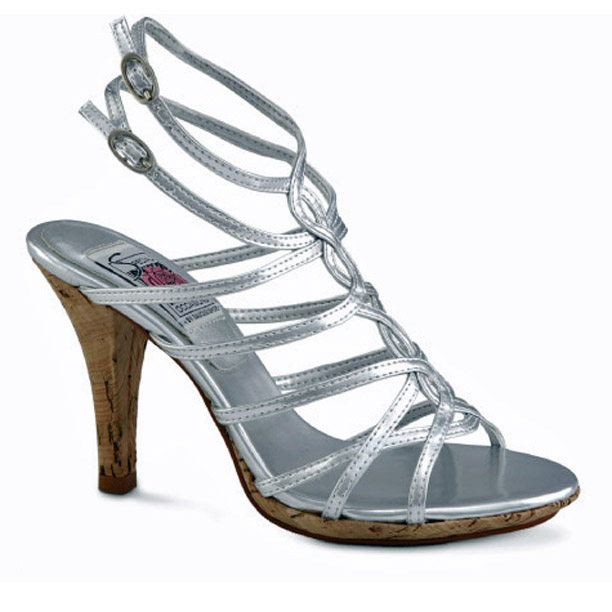 Leah Silver Sky High Evening Shoes