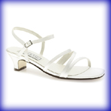 Lynn Low Heel Bridal Shoes