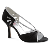 Maggi Black High Heel Evening Shoes