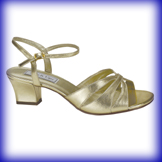 Monaco Low Heel Wide Evening Shoes