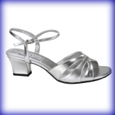 Monaco Low Heel Wide Evening Shoes