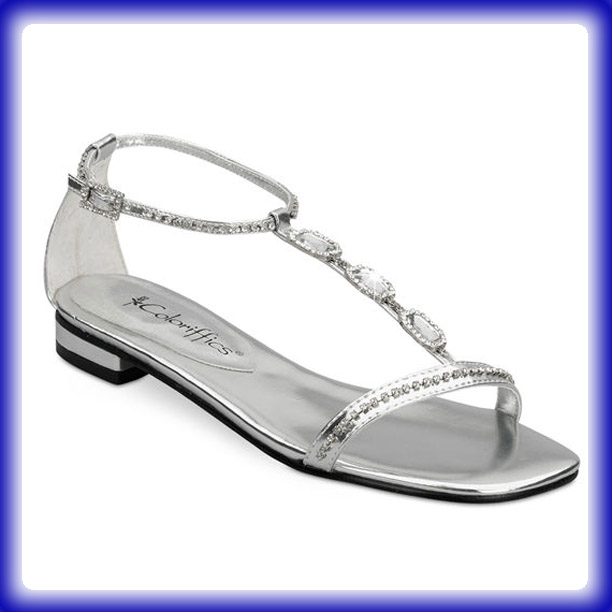 Onyx Silver Low Heel Evening Shoes