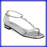 Onyx Low Heel Evening Shoes