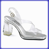 Palaca Clear High Heel Bridal Shoes