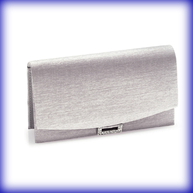Peggy Silver Evening Bag