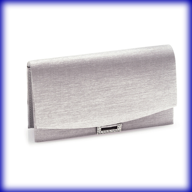 Peggy Silver Evening Bag