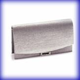 Peggy Silver Evening Handbag