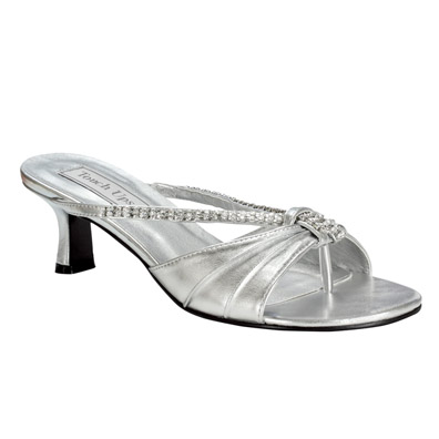 silver dress shoes low heel