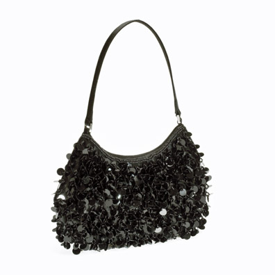 Quincy Black Evening Handbag