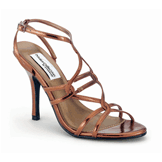 Runway Bronze Evening Shoes