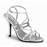 Runway Silver Evening Shoes