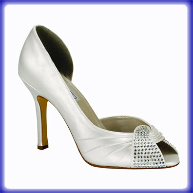 Saskia Dyeable High Heel Bridal Shoes View larger image 