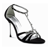 Shakira Black Sky High Heel Evening Shoes