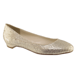 Tamara Champagne Low Heel Evening Shoes