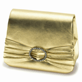 Tiara Gold Evening Handbag