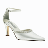 Trish Mid Heel Bridal Shoes