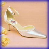 Trish Mid Heel Bridal Shoes