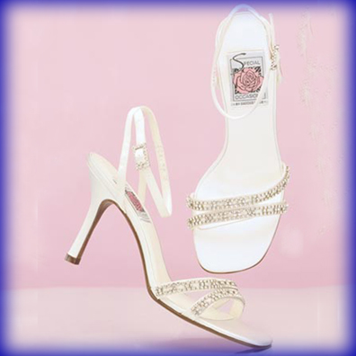 Veronica Ivory Sky High Heel Bridal Shoes